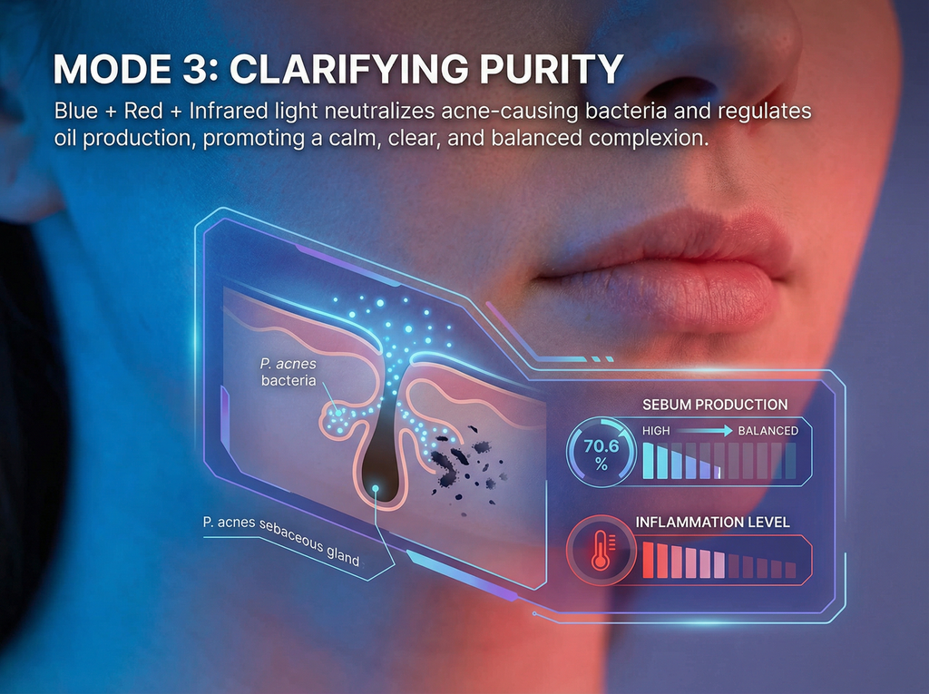 JVV LED Face Mask Light Therapy – 272 LED Beads 4-Wavelength Red Blue Amber Infrared, 3 Modes Wireless Silicone Facial Mask for Anti-Aging Acne Brightening Skin Care