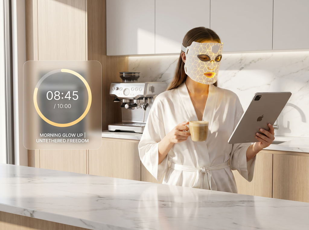 7-Color LED Light Therapy Face Mask – Wireless Skincare Device