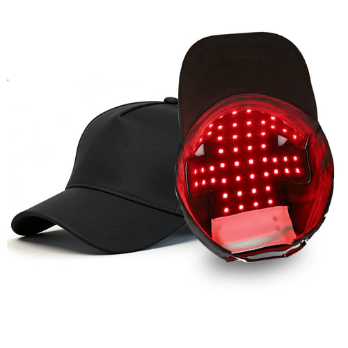 JVV Red Light Therapy Cap – 56 LED 3-Chip Hair Growth Hat with 450nm Blue, 660nm Red & 850nm Infrared, 4 Modes Cordless Rechargeable Scalp Treatment Device